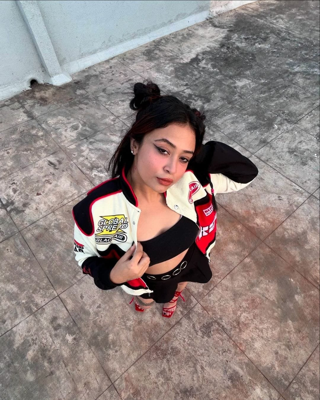 Women's Red BlackAir Vintage Racing Jacket | Iconic Style Meets Motorsport Heritage - image 3