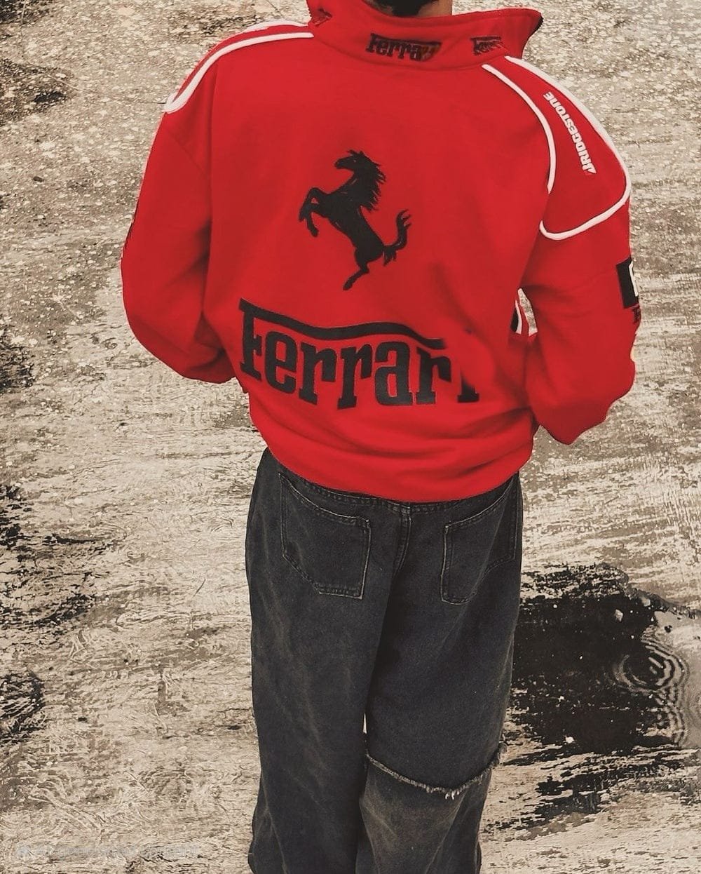 Red Ferrari F1 Jacket – Premium Racing Streetwear by Exotix - image 4