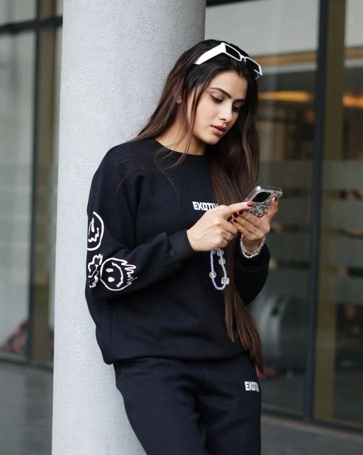 Exotix Fine AF Crewneck Sweatshirt For Women Ultimate Softness And Fashion - image 4