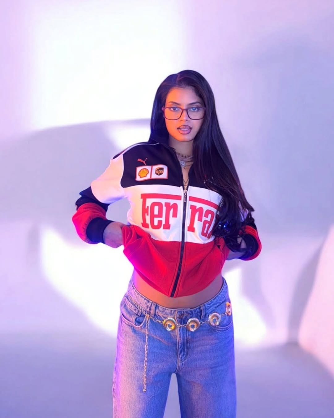 Red & White Ferrari Racing Jacket – Exotix - image 2