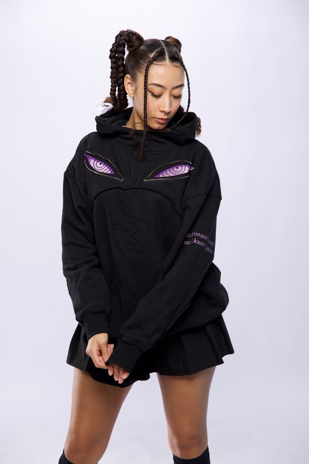 Rinnegan Eyes Anime Hoodie – Unisex Cosplay & Streetwear - image 4