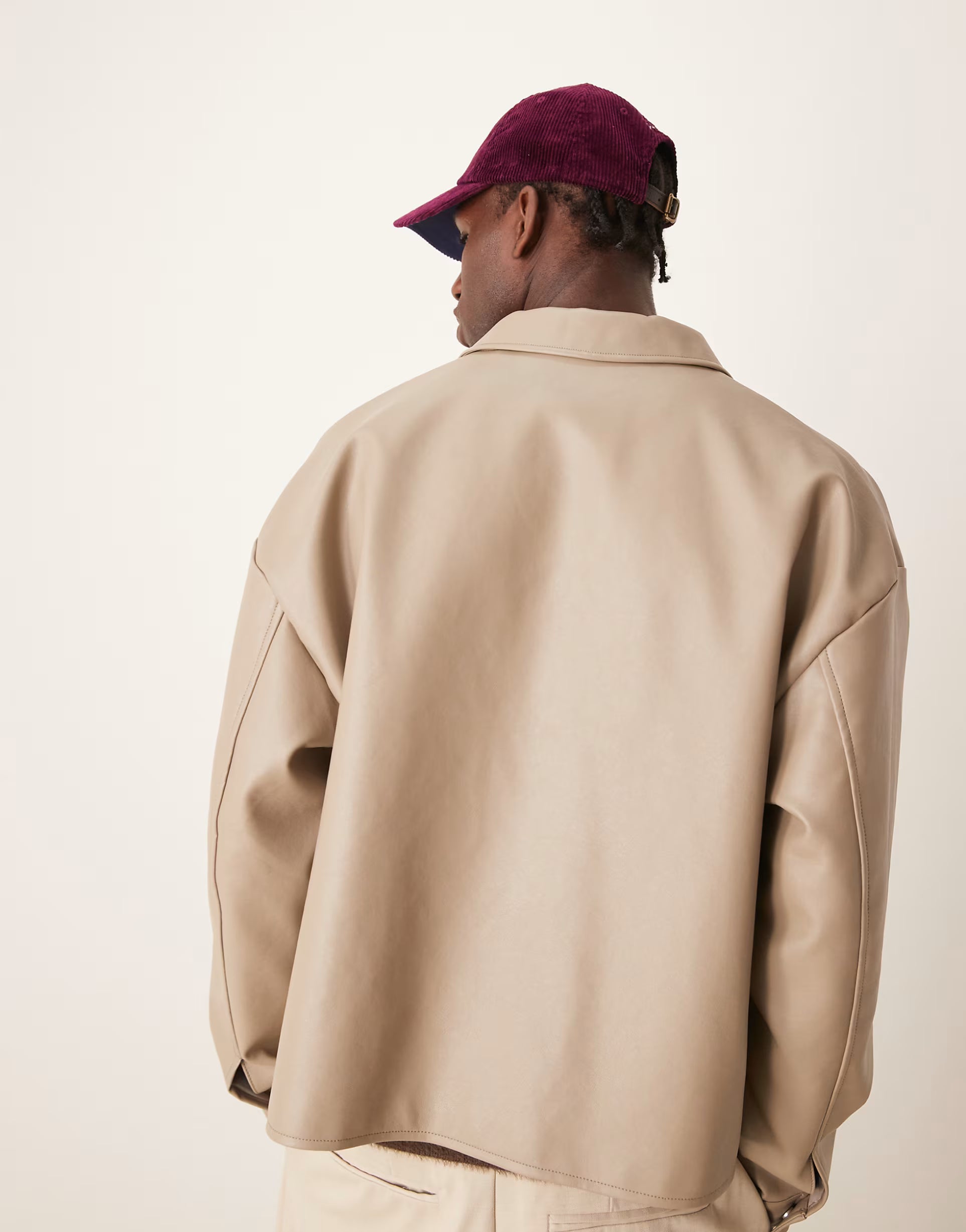 Faux Leather Jacket – Black, Burgundy, Green, Beige & Brown | Exotix