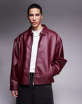 Faux Leather Jacket – Black, Burgundy, Green, Beige & Brown | Exotix