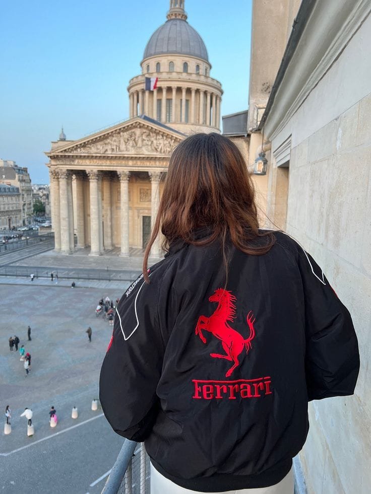 Black Ferrari Jacket – F1-Inspired Streetwear by Exotix - image 2