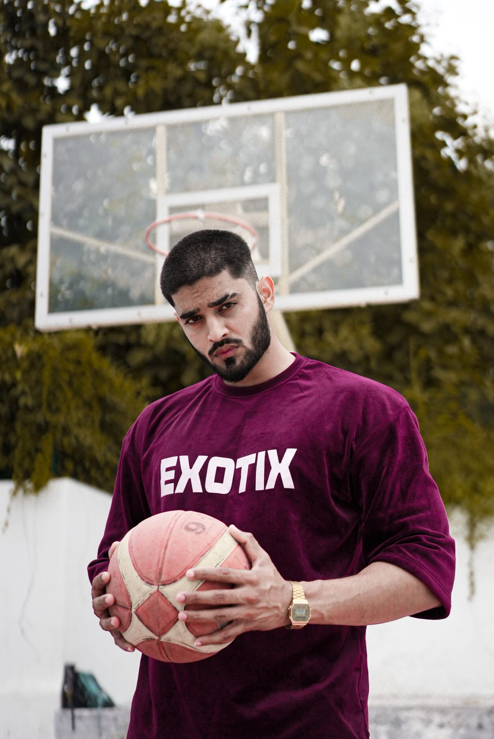 Exotix Maroon Velvet Co-Ord For Men - image 3