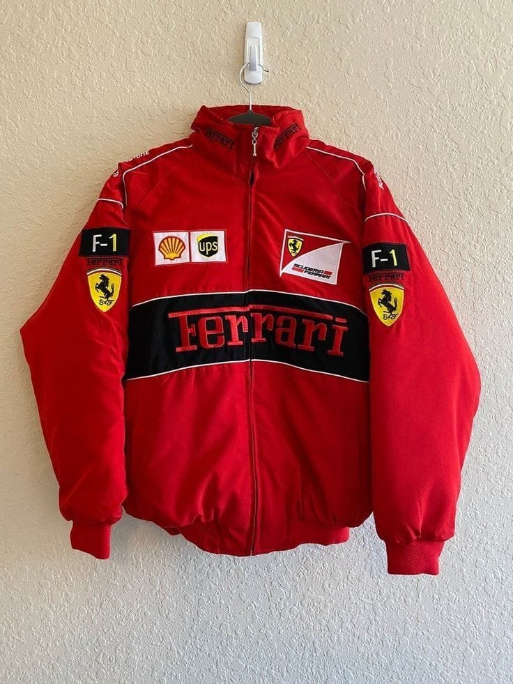 Red Ferrari Jacket Unisex – Exotix Racing Style