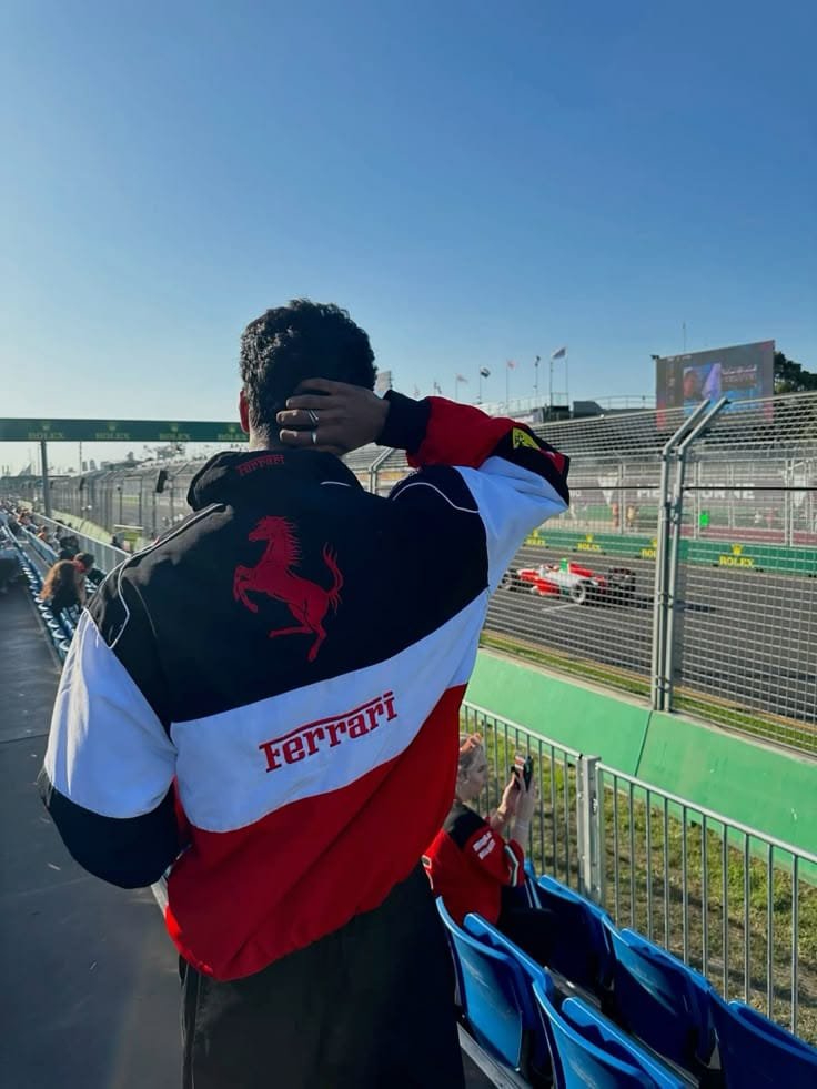 Red & White Ferrari Racing Jacket – Exotix - image 3