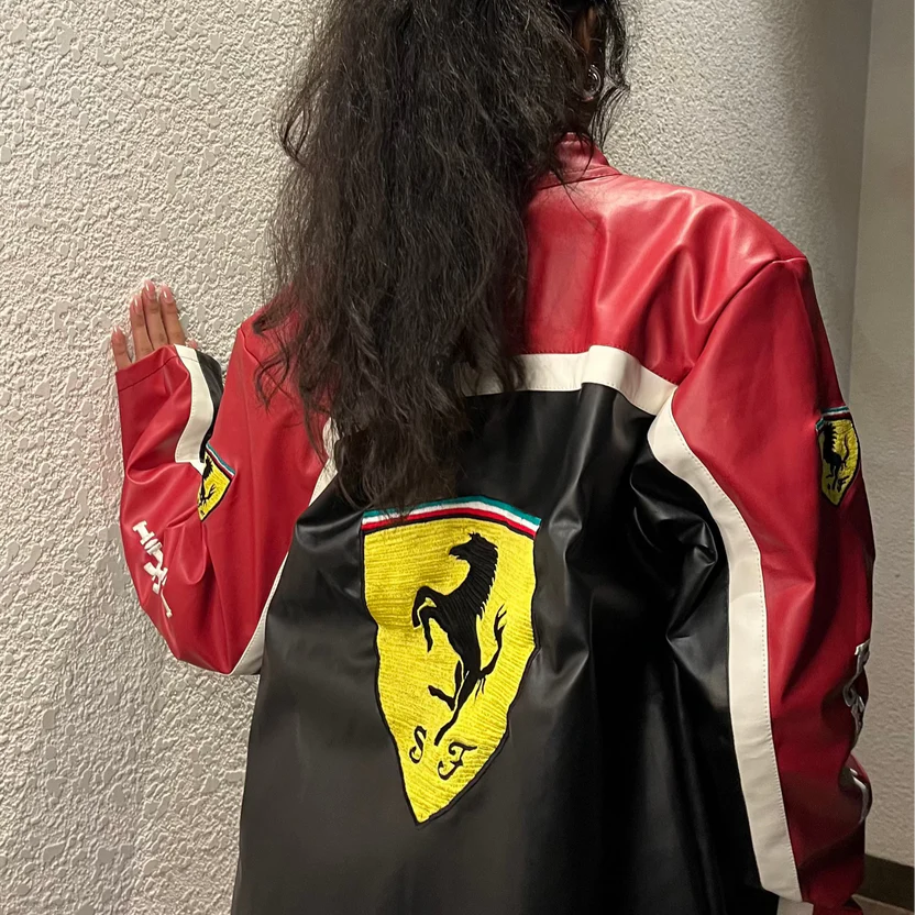 Formula 1 Ferrari Leather Jacket | Exotix F1 Edition - image 7