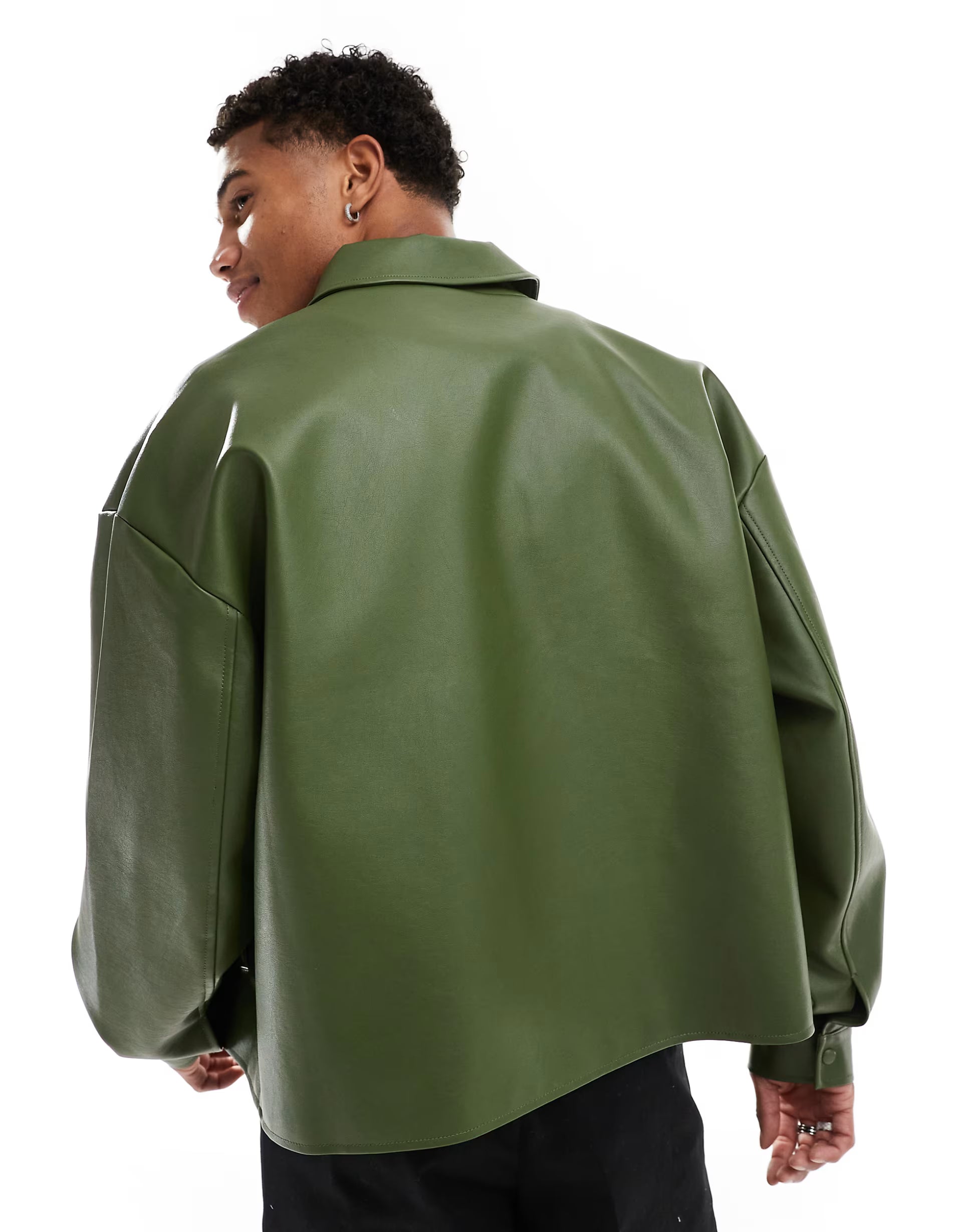 Faux Leather Jacket – Black, Burgundy, Green, Beige & Brown | Exotix