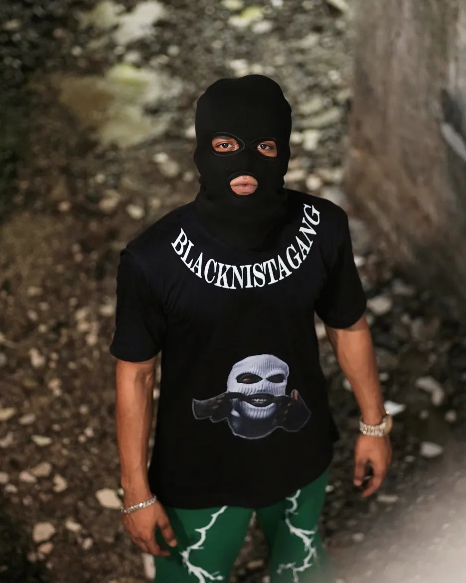 Blacknistagang Oversize T-shirt With Thunder Track Pant - image 3