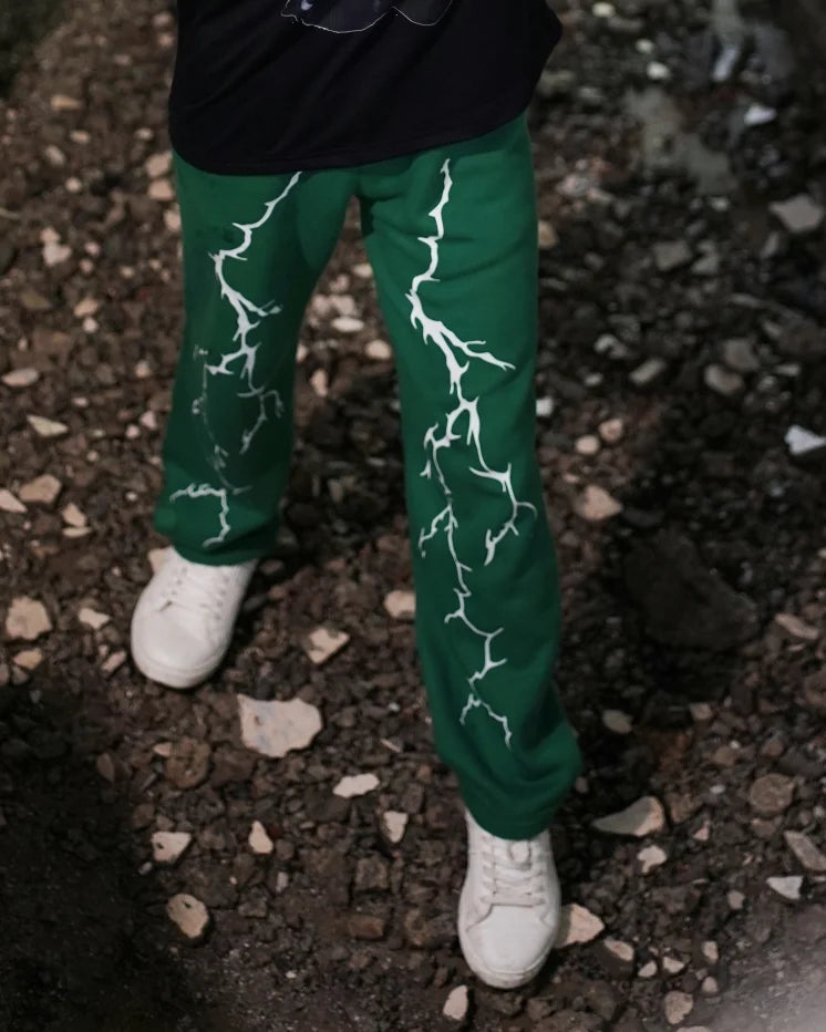 Blacknistagang Oversize T-shirt With Thunder Track Pant - image 4