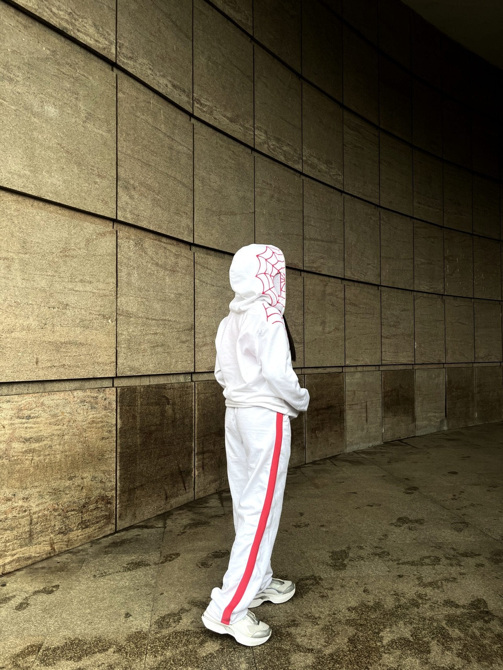 White Spiderman Hoodie – Full Zip Up Oversized Marvel Style | Exotix - image 2