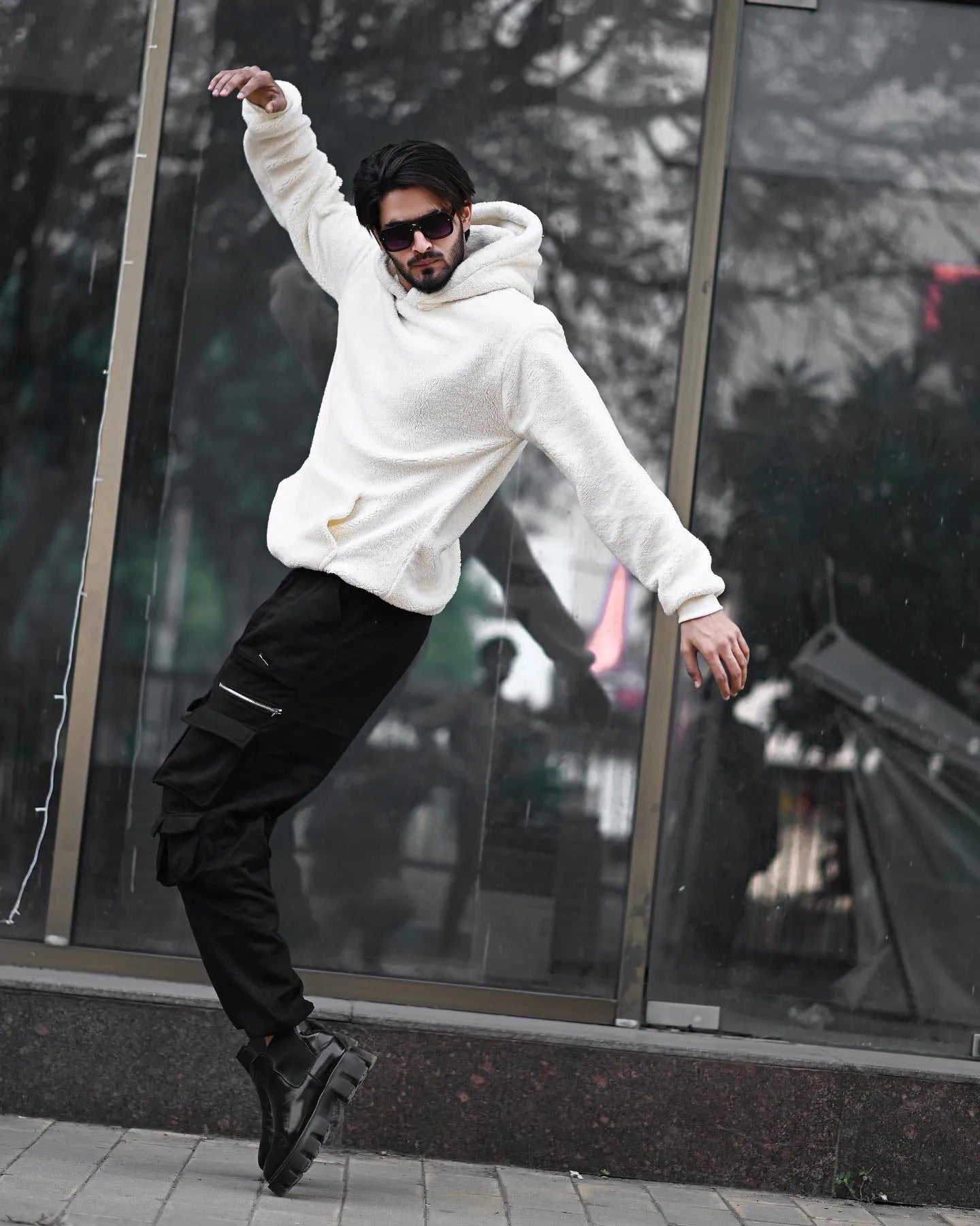 White Furr Hoodie Winter Collection - image 4