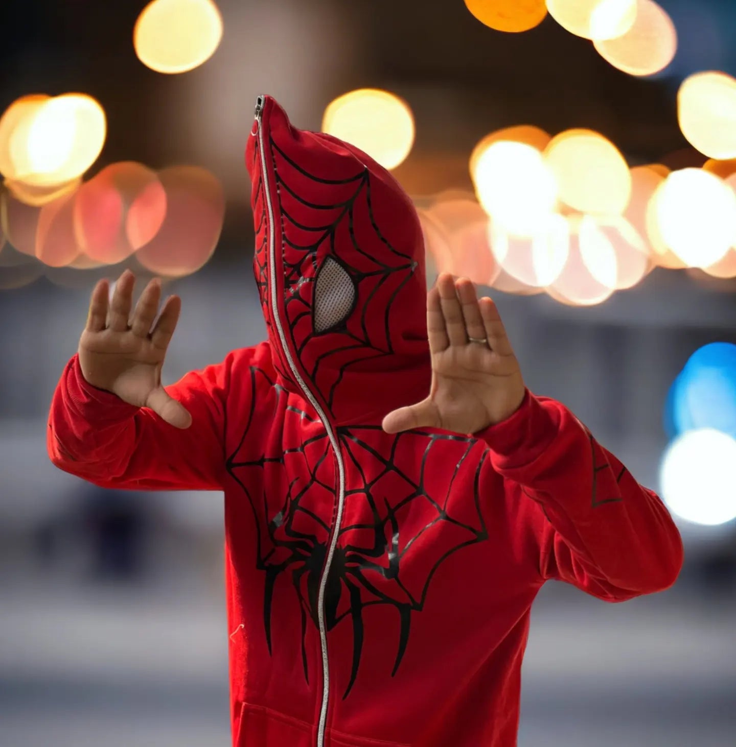 Exotix Red Spider Man Full Zip Hoodie - image 5