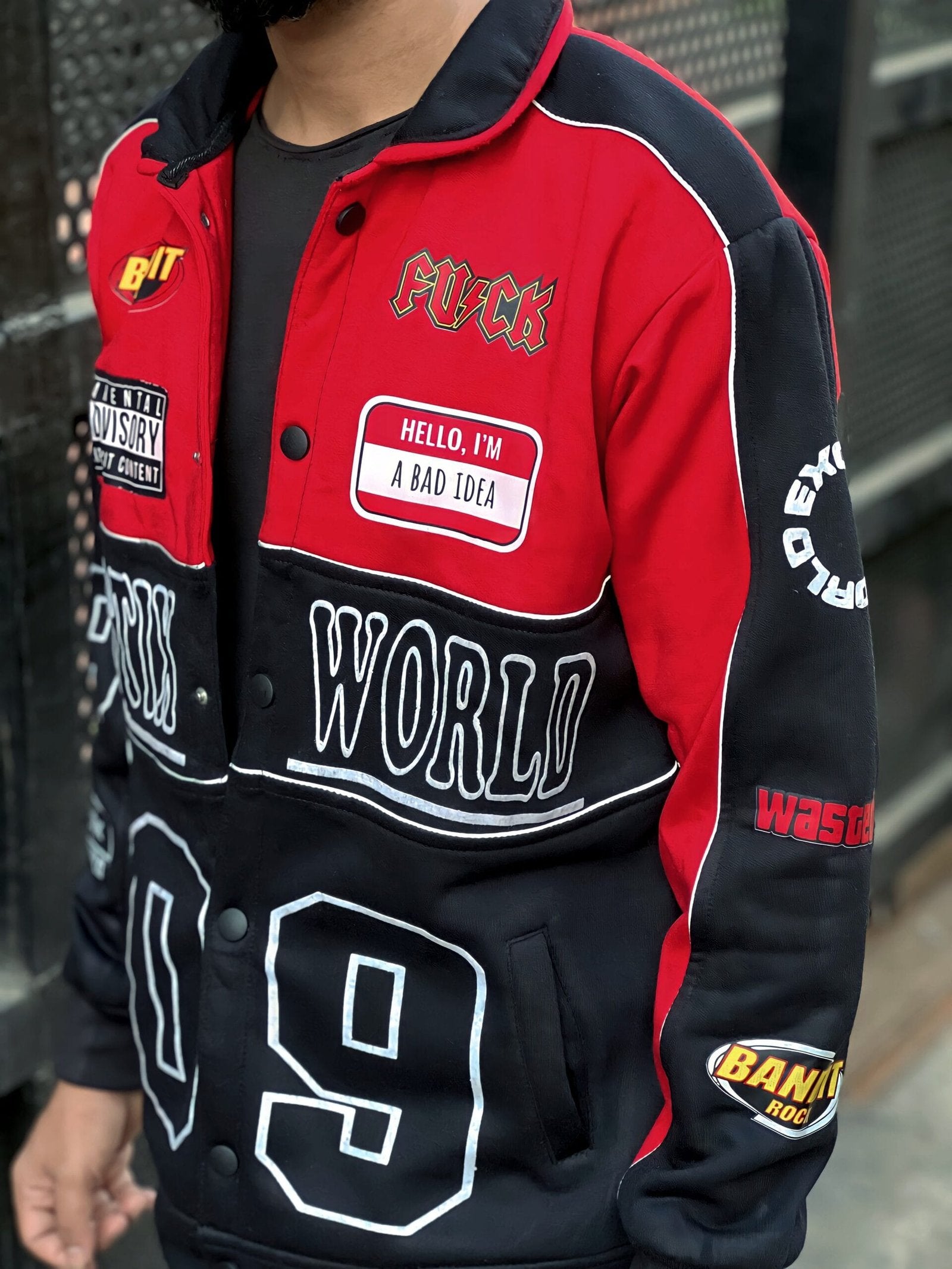 Y2K Racer Jacket by Exotix - Bold Vintage Streetwear - image 2
