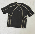 Premium Oversized Drop Shoulder Cotton T-Shirt For Summer Round Neck Cut & Stitch Design