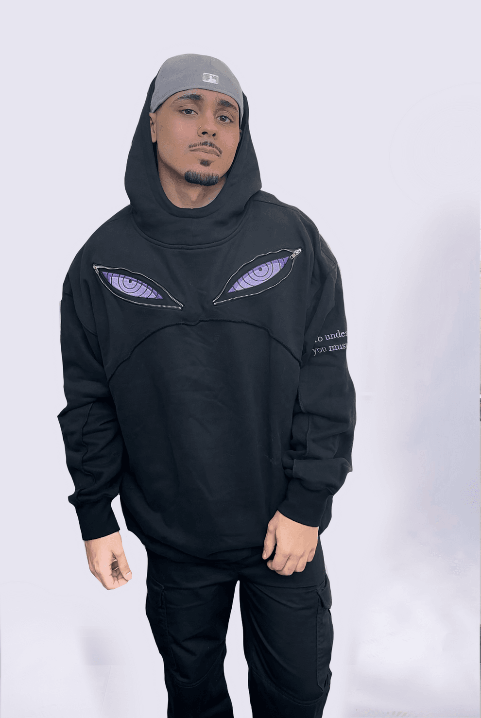 Rinnegan Eyes Anime Hoodie – Unisex Cosplay & Streetwear - image 2