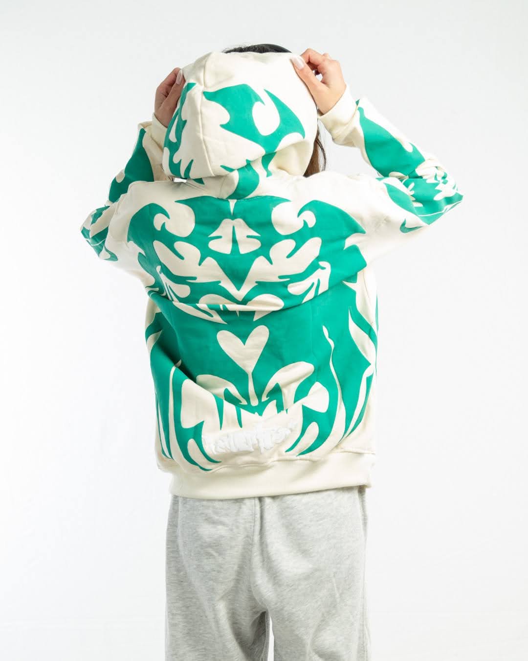 Depth Oversized Puff Print Hoodie – 3D Raised Design - image 6