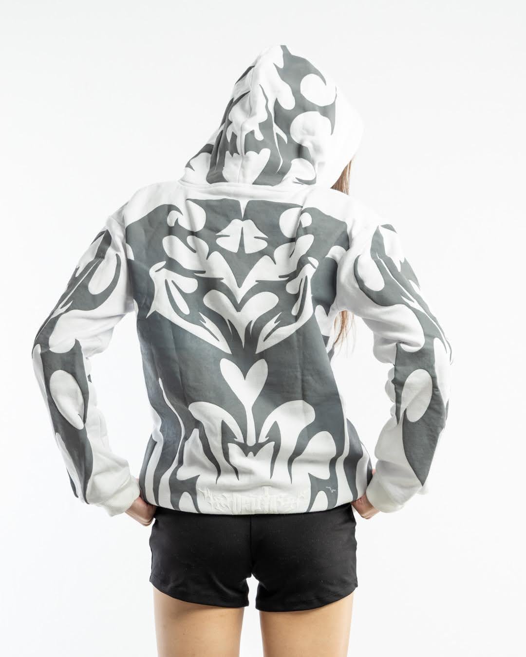 Depth Oversized Puff Print Hoodie – 3D Raised Design - image 10
