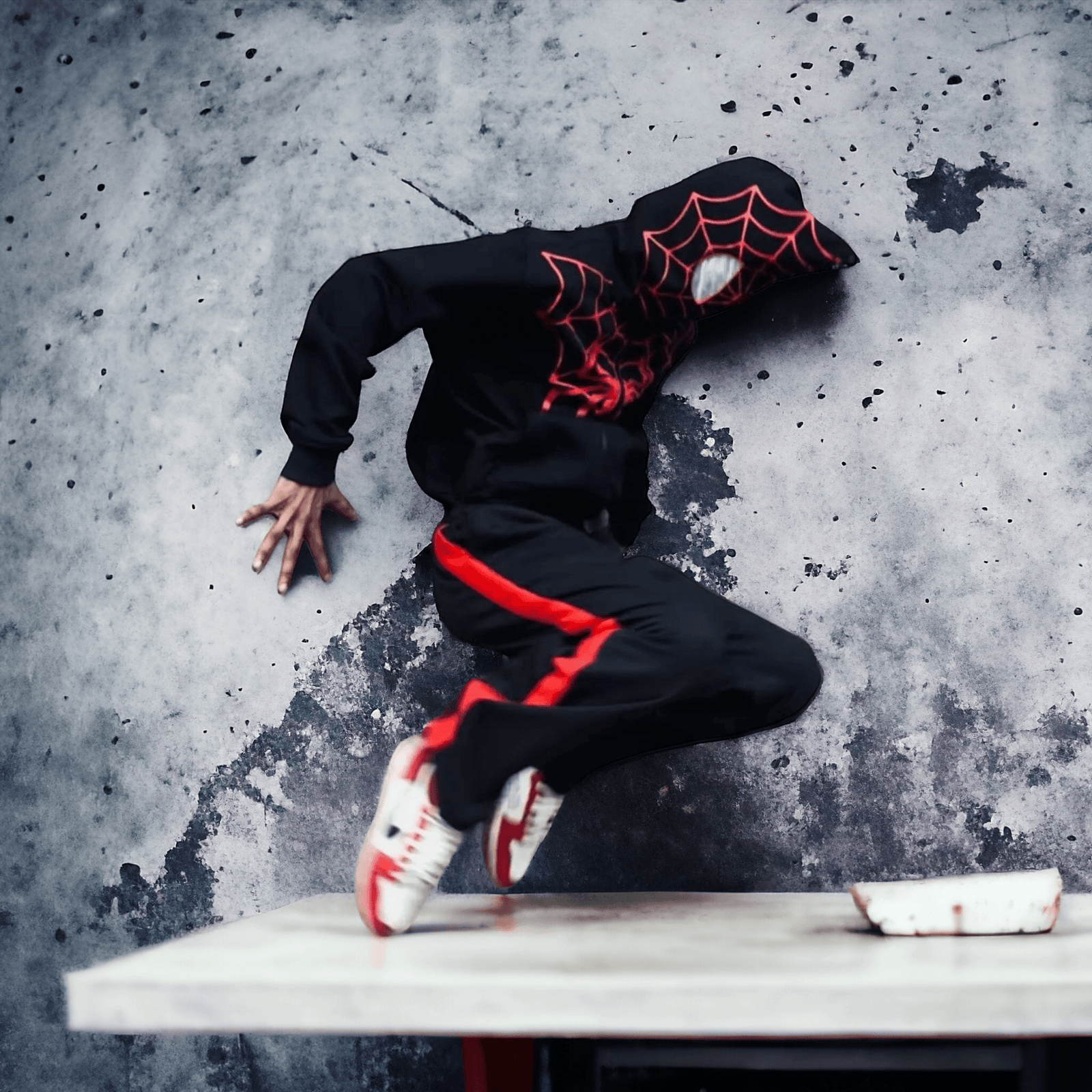 Black Spiderman Hoodie – Streetwear Marvel Zip-Up | Exotix - image 2