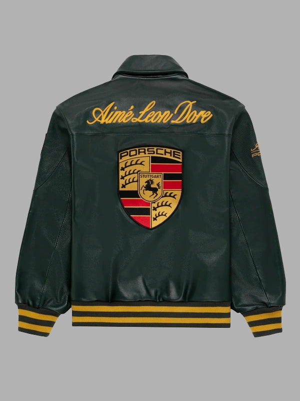 Premium Porsche 993 Leather Jacket –  Vintage Racing Style - image 2