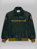 Premium Porsche 993 Leather Jacket –  Vintage Racing Style