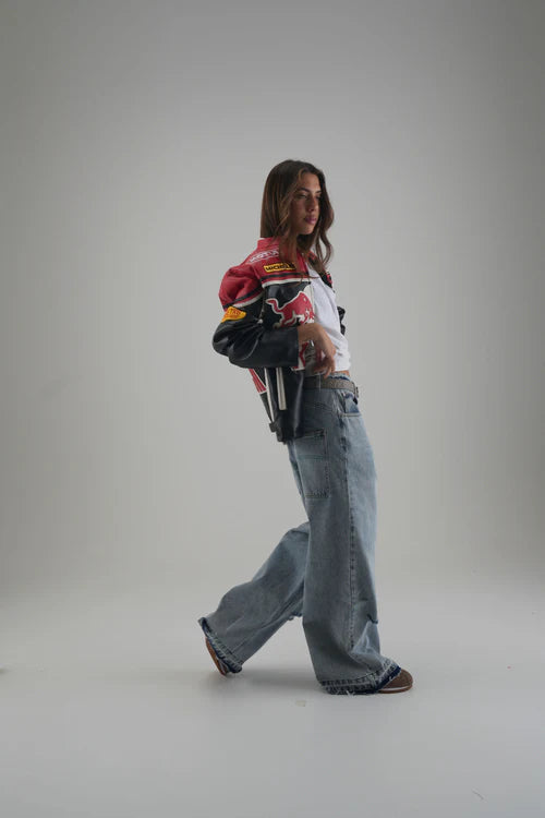 Red Bull Leather Jacket – Premium F1 Racing Style - image 3