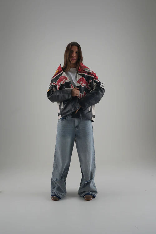 Red Bull Leather Jacket – Premium F1 Racing Style - image 4