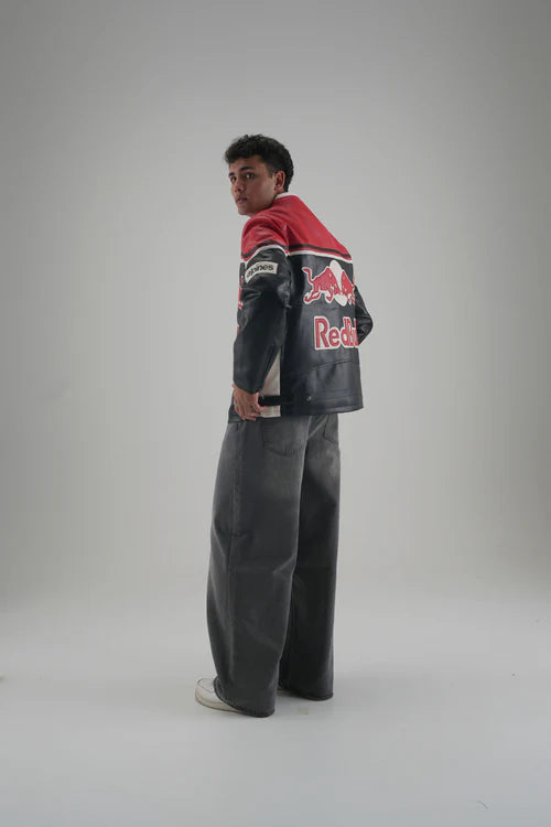 Red Bull Leather Jacket – Premium F1 Racing Style - image 6