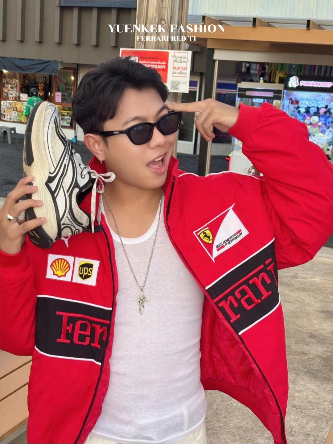 Red Ferrari Embroidered Jacket – Premium F1 Racing Gear - image 6