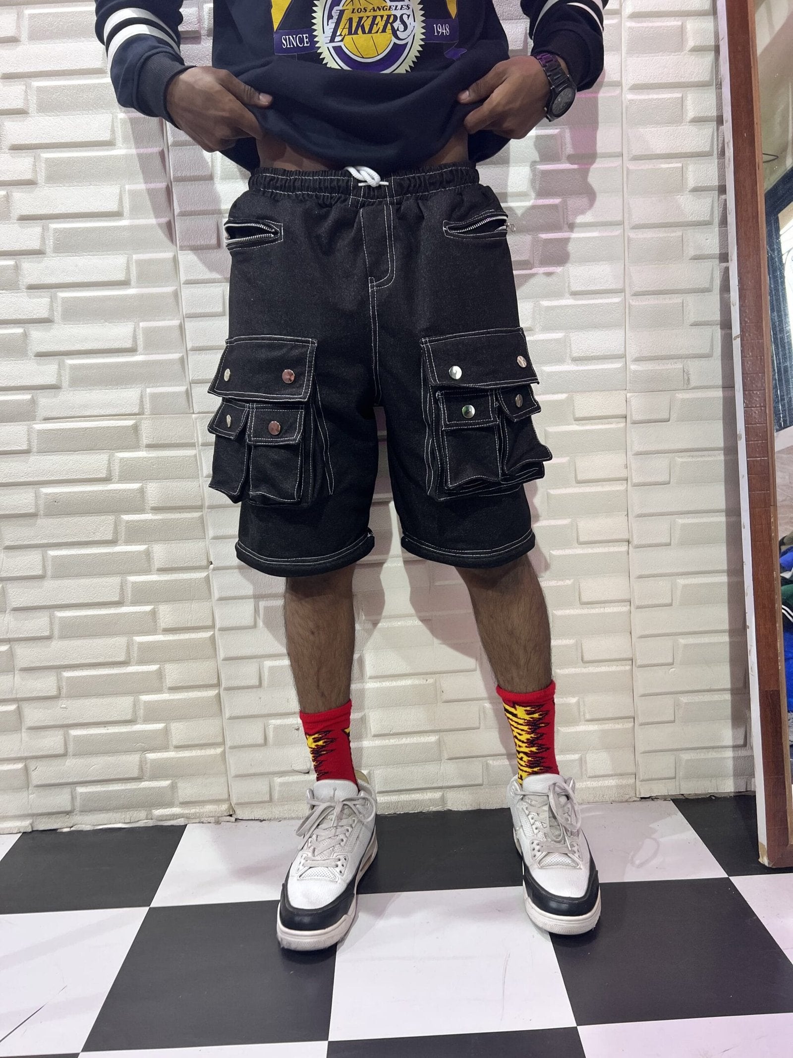 Exotix 2-in-1 Aesthetic Straight Fit Baggy Pant - image 2