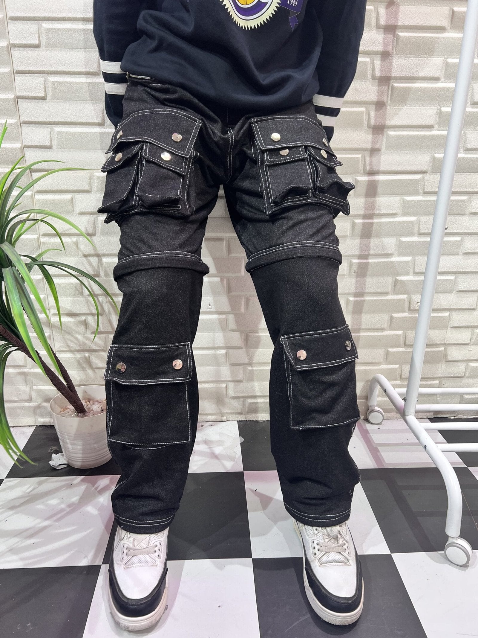 Exotix 2-in-1 Aesthetic Straight Fit Baggy Pant - image 3