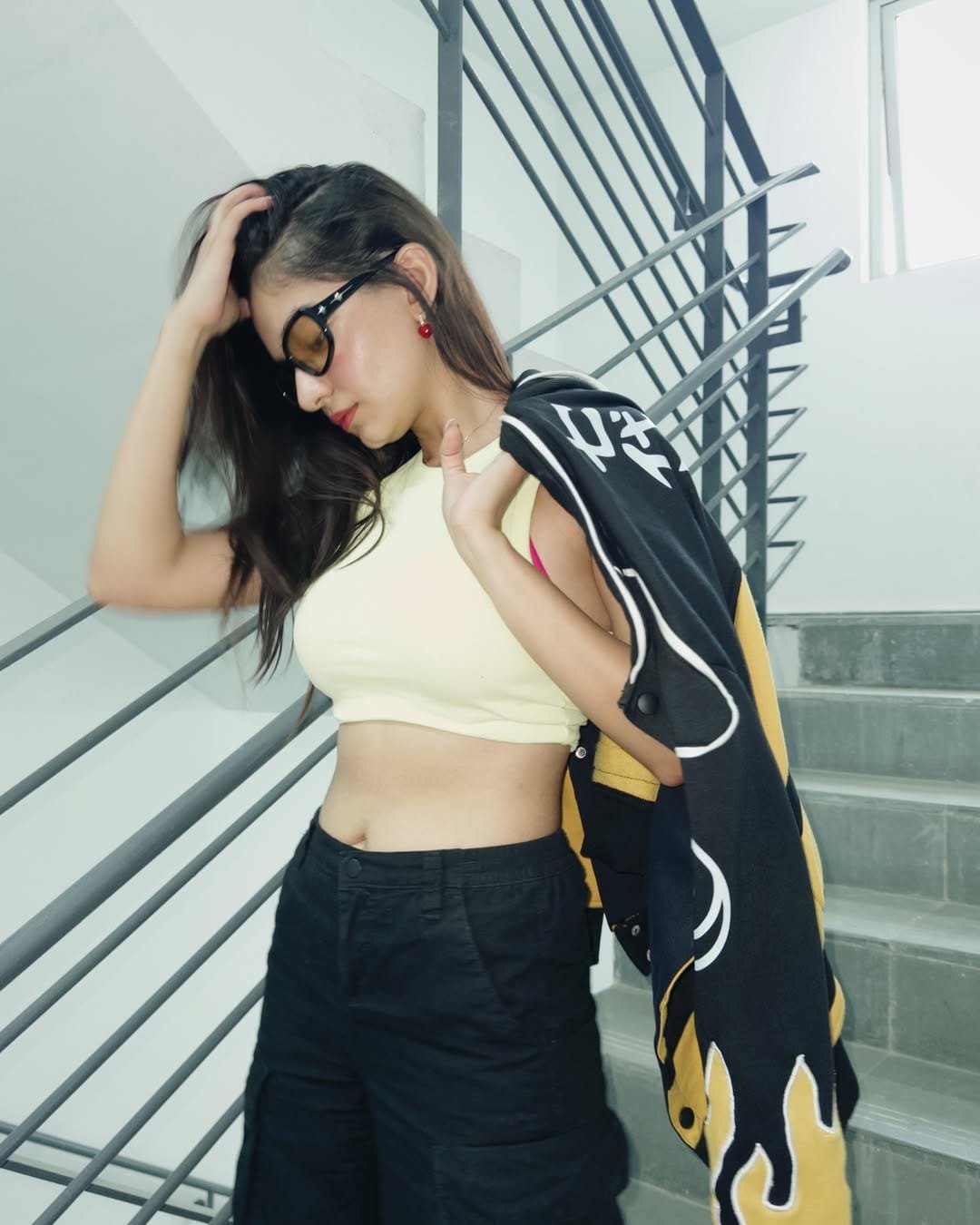 Naruto Uzumaki Flame Patch Jacket – Premium Anime | Worn by Anushka Sen - image 18