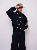 Black CNY Jacket – Tang Style Oversized | Exotix