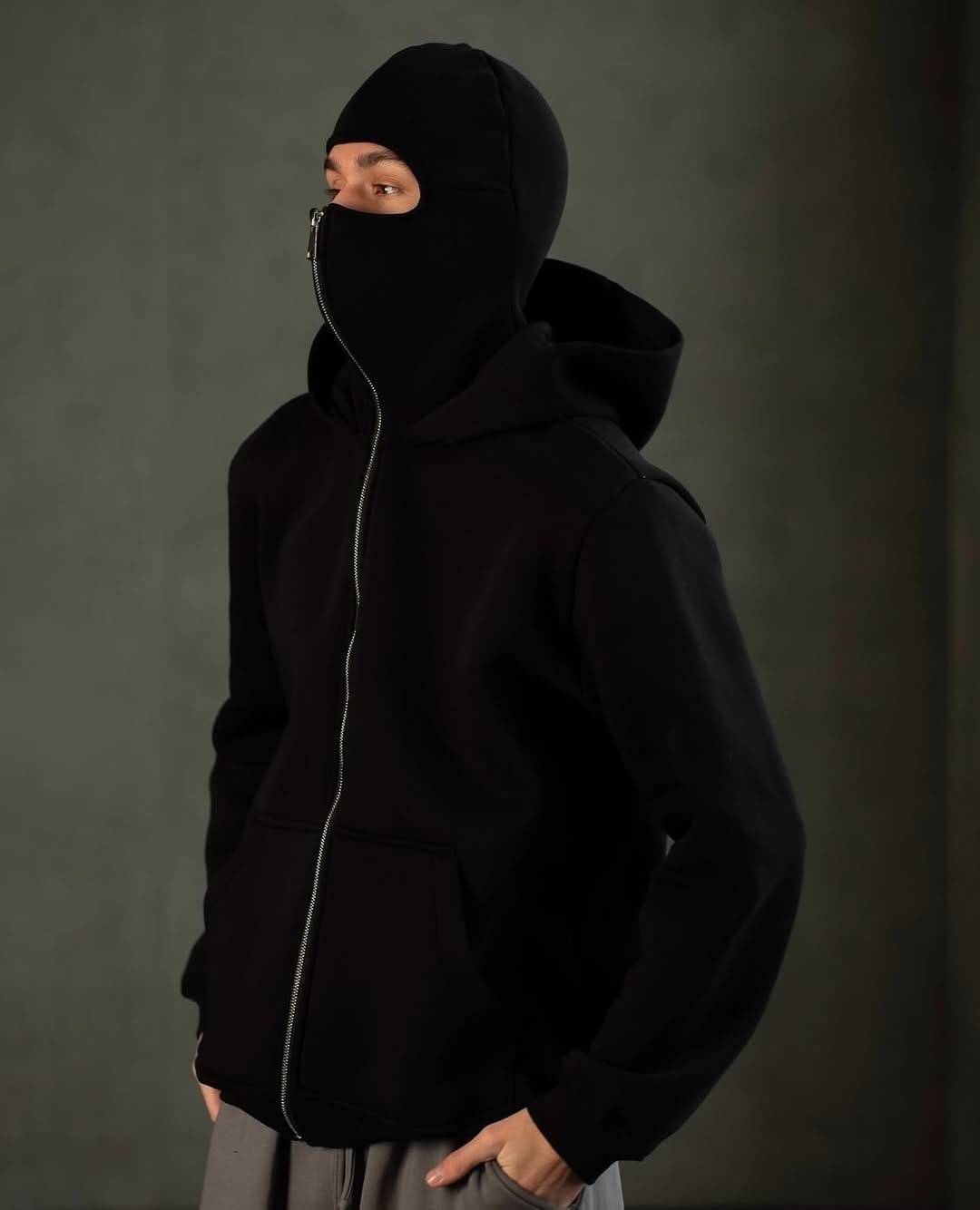 Ninja Balaclava Hoodie with Built-In Face Mask – Exotix - image 3
