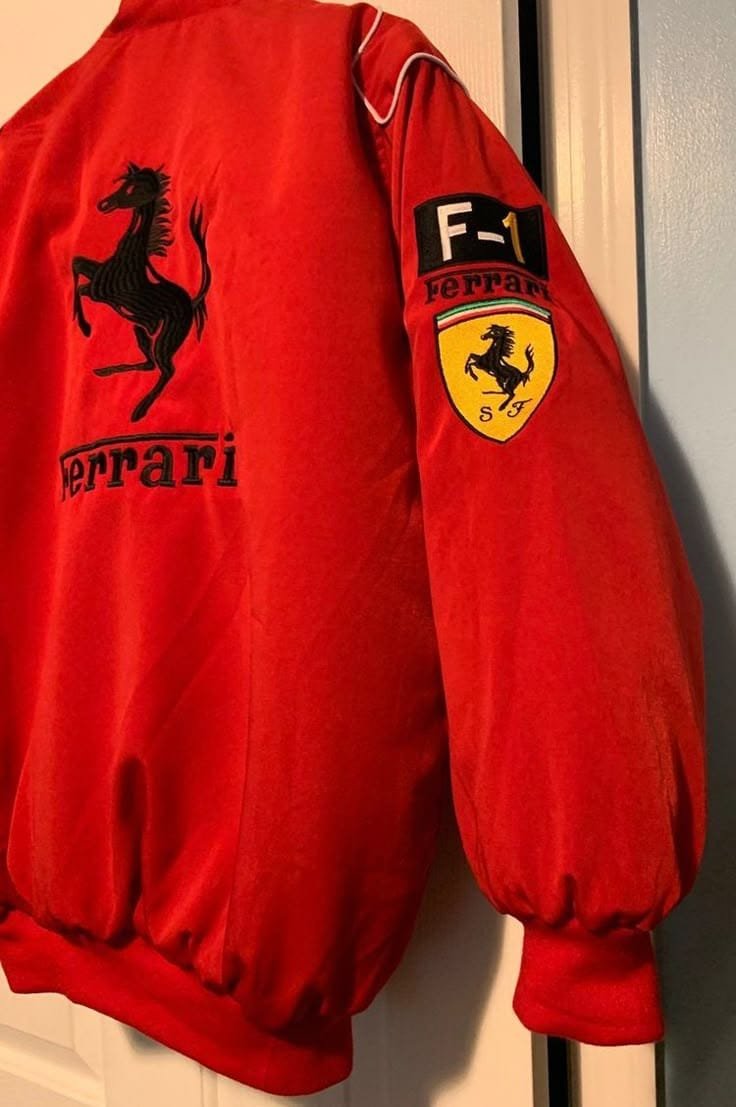 Red Ferrari Jacket Unisex – Exotix Racing Style - image 8