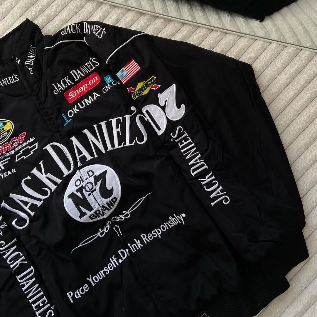 F1 Jack Daniels Embroidered Racing Jacket – Premium Motorsport Style - image 5
