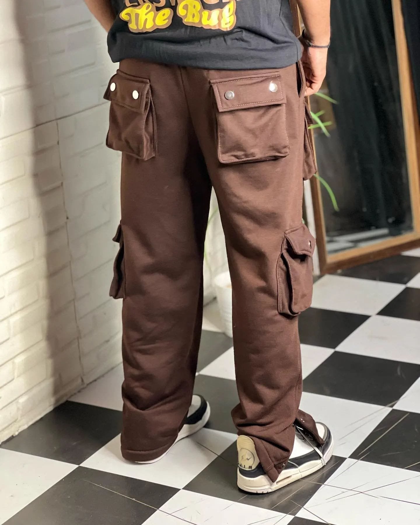 Cargo Baggy Track Pant For Men's - image 2