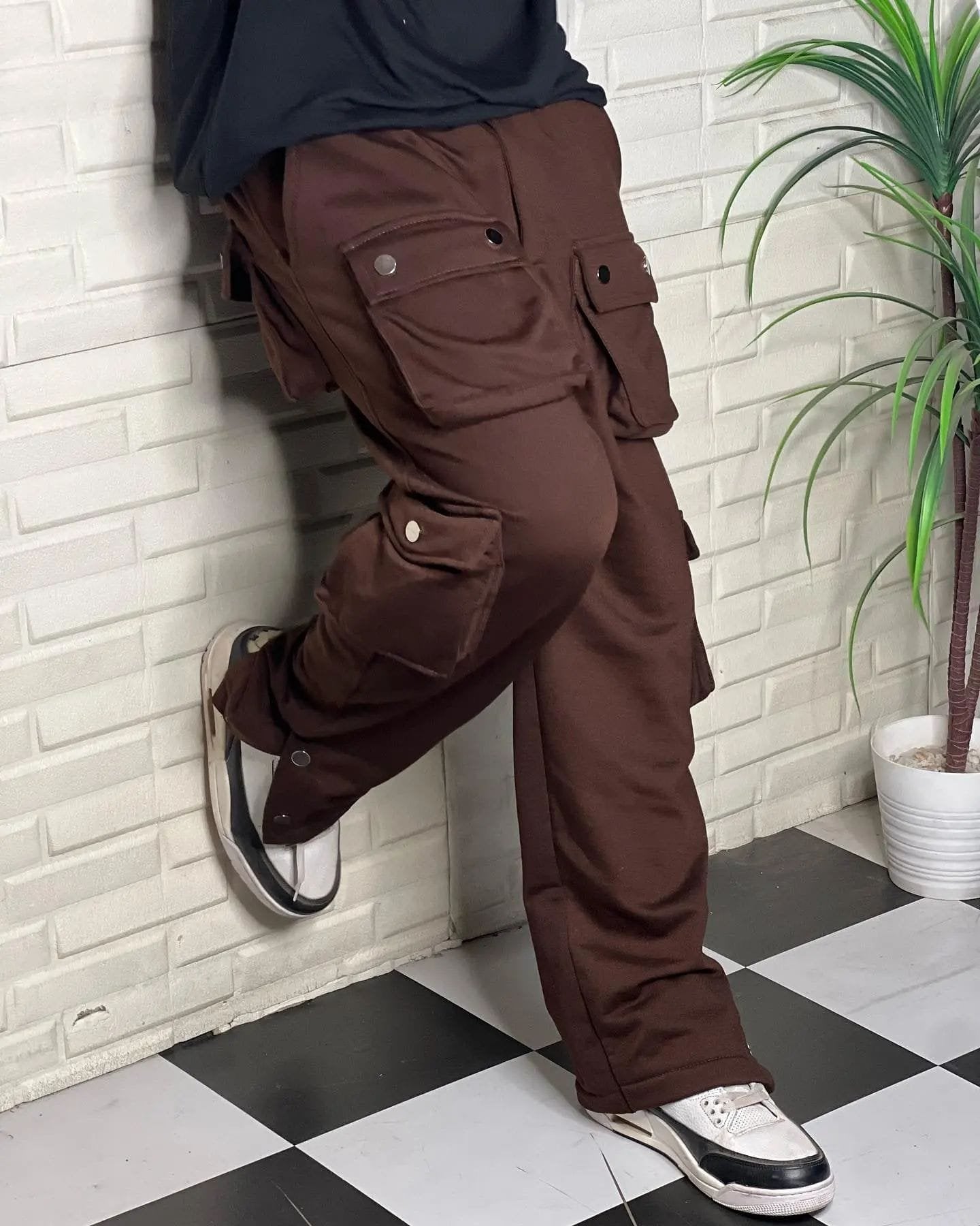 Cargo Baggy Track Pant For Men's - image 3