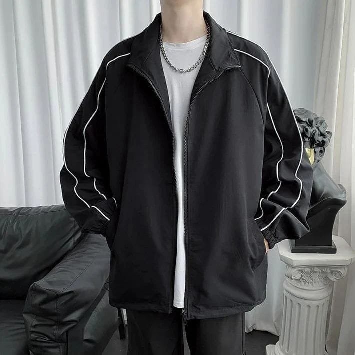 Side double strip jacket For Men's - image 3