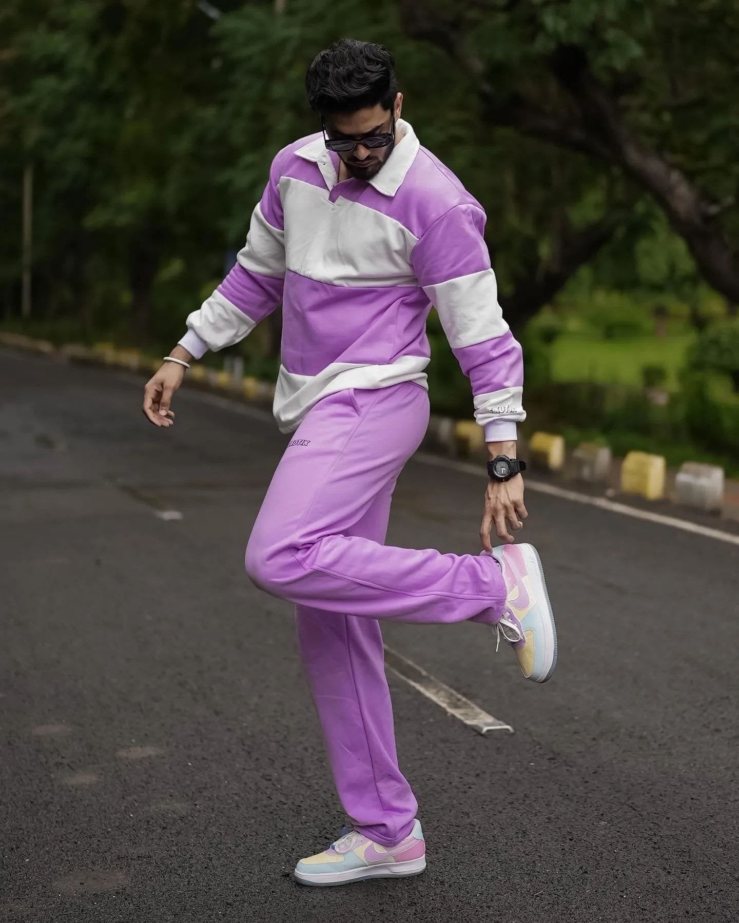 Rubgy oversized sweatshirt suit - image 2