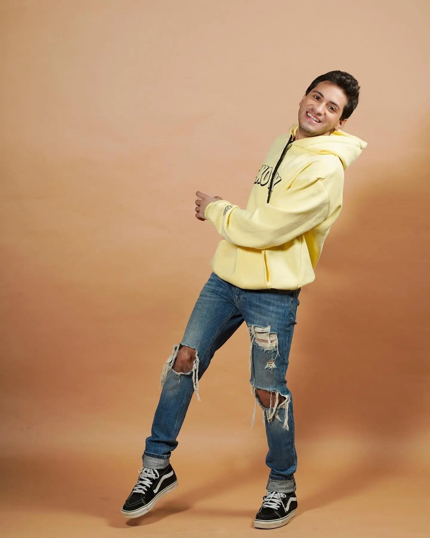 Exotix Printed Lemon Yellow Hoodie - image 3