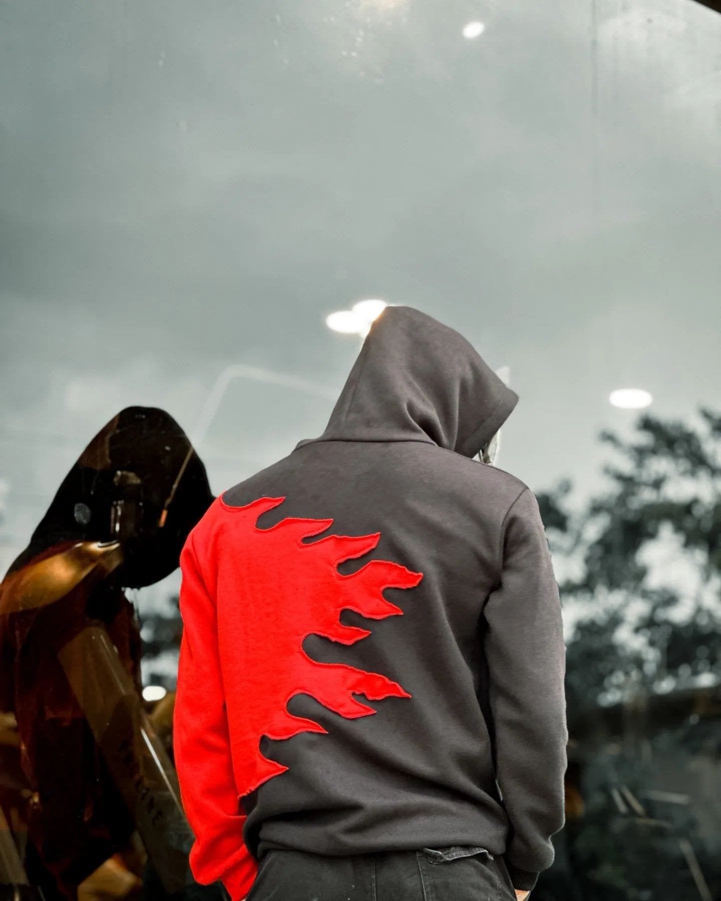 Eotix Red Flame Fire Hoodie - image 4
