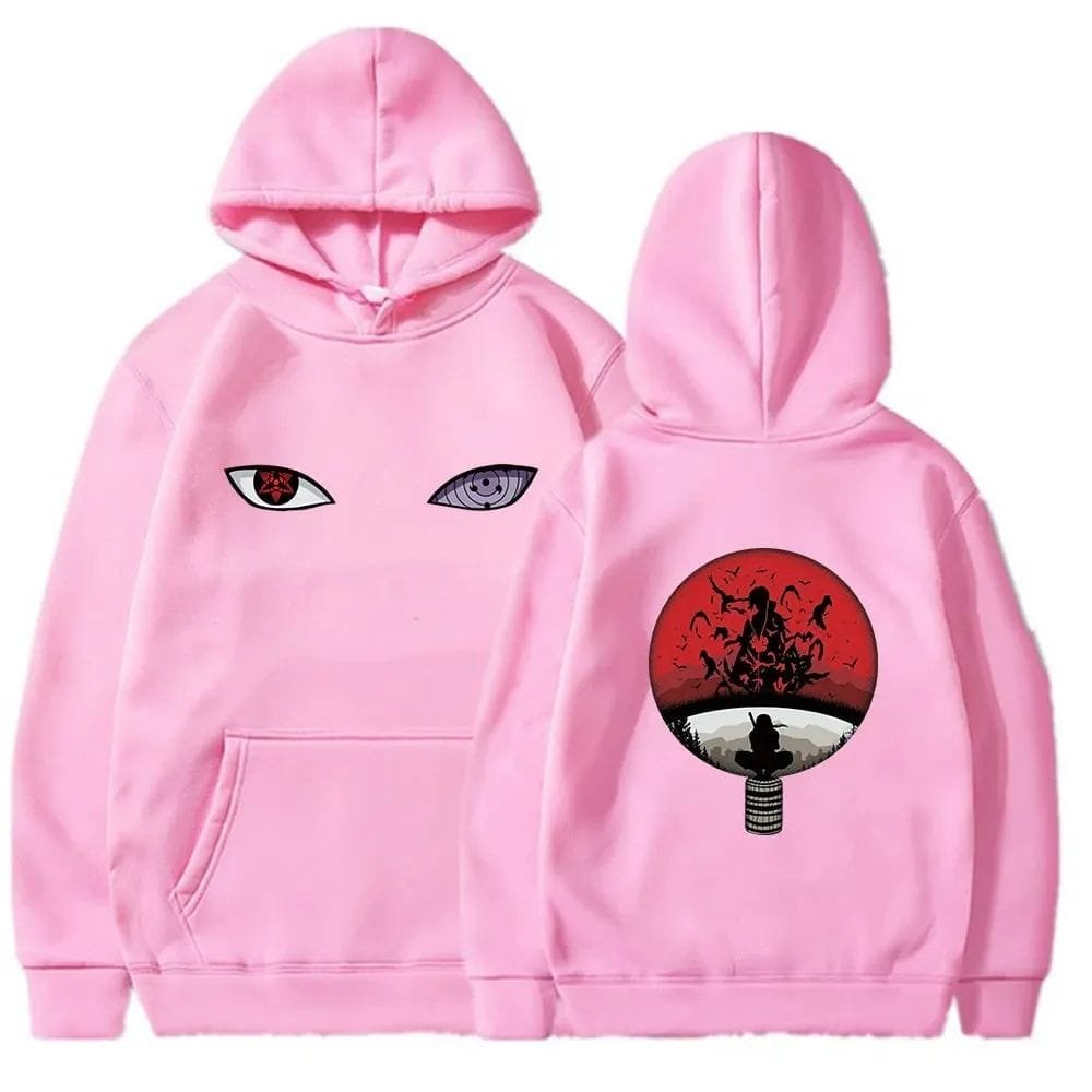 Aesthetic Madara Uchiha Printed Oversize Anime Hoodie - image 3