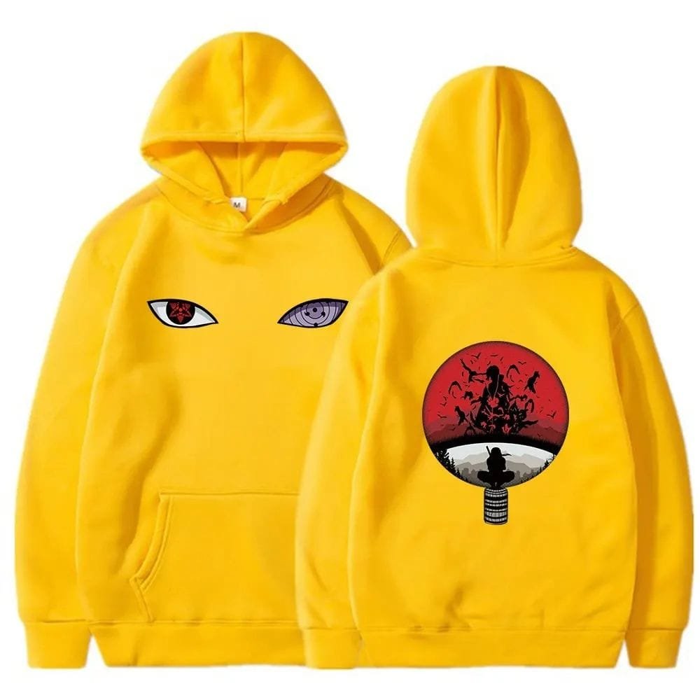 Aesthetic Madara Uchiha Printed Oversize Anime Hoodie - image 6