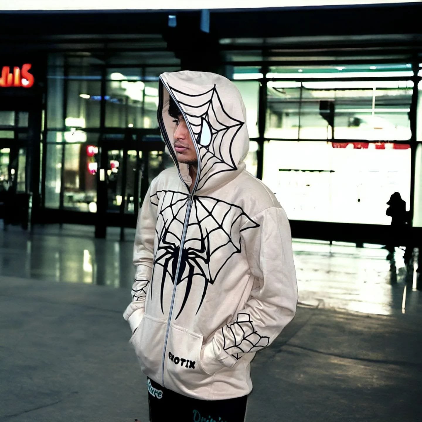 Exotix Spider Man Zip Up Hoodie Perfect for Marvel Superhero Fans - image 2