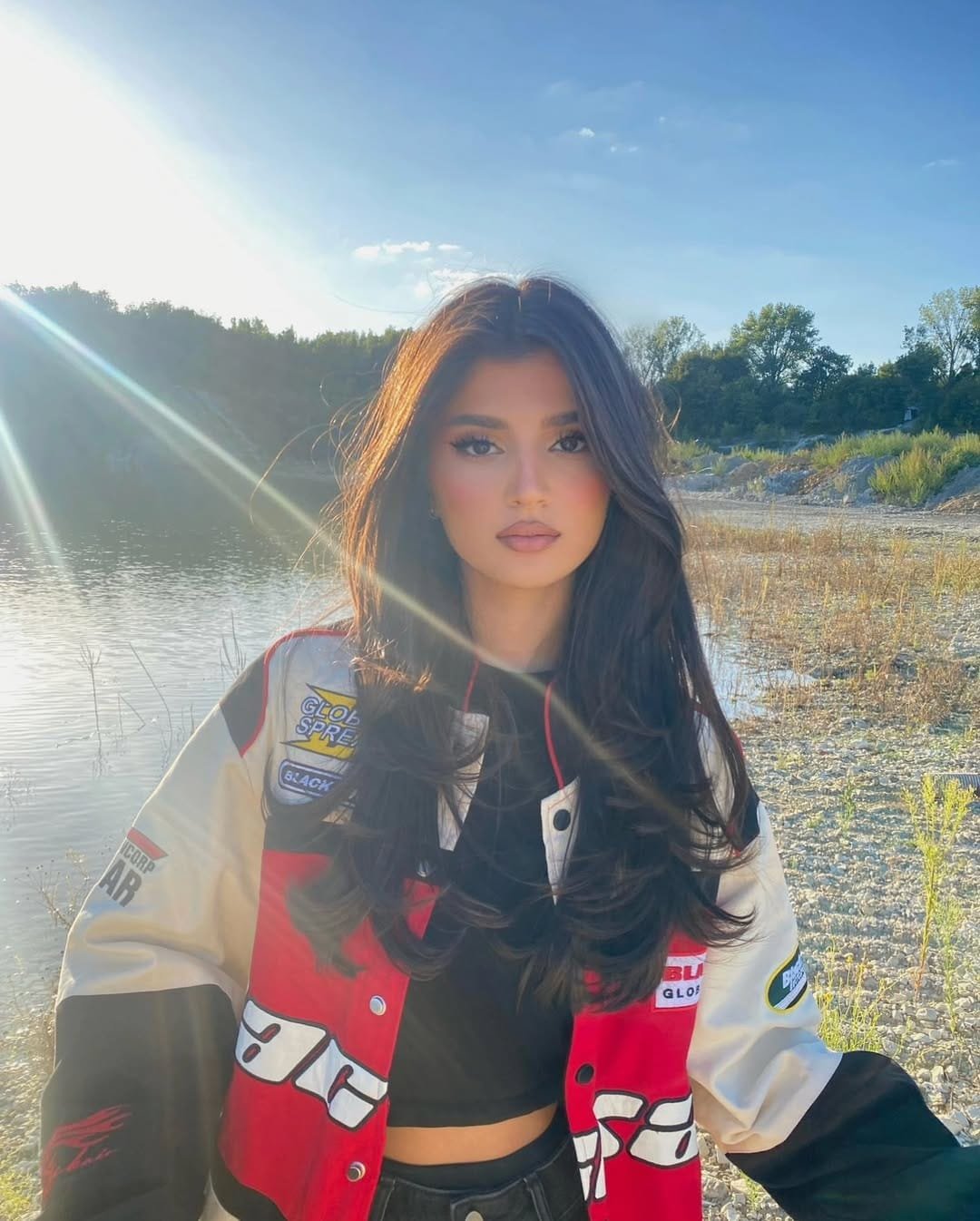 Red Women's Blackair Vintage Racing Jacket - Iconic Style Meets Motorsport Heritage - image 2