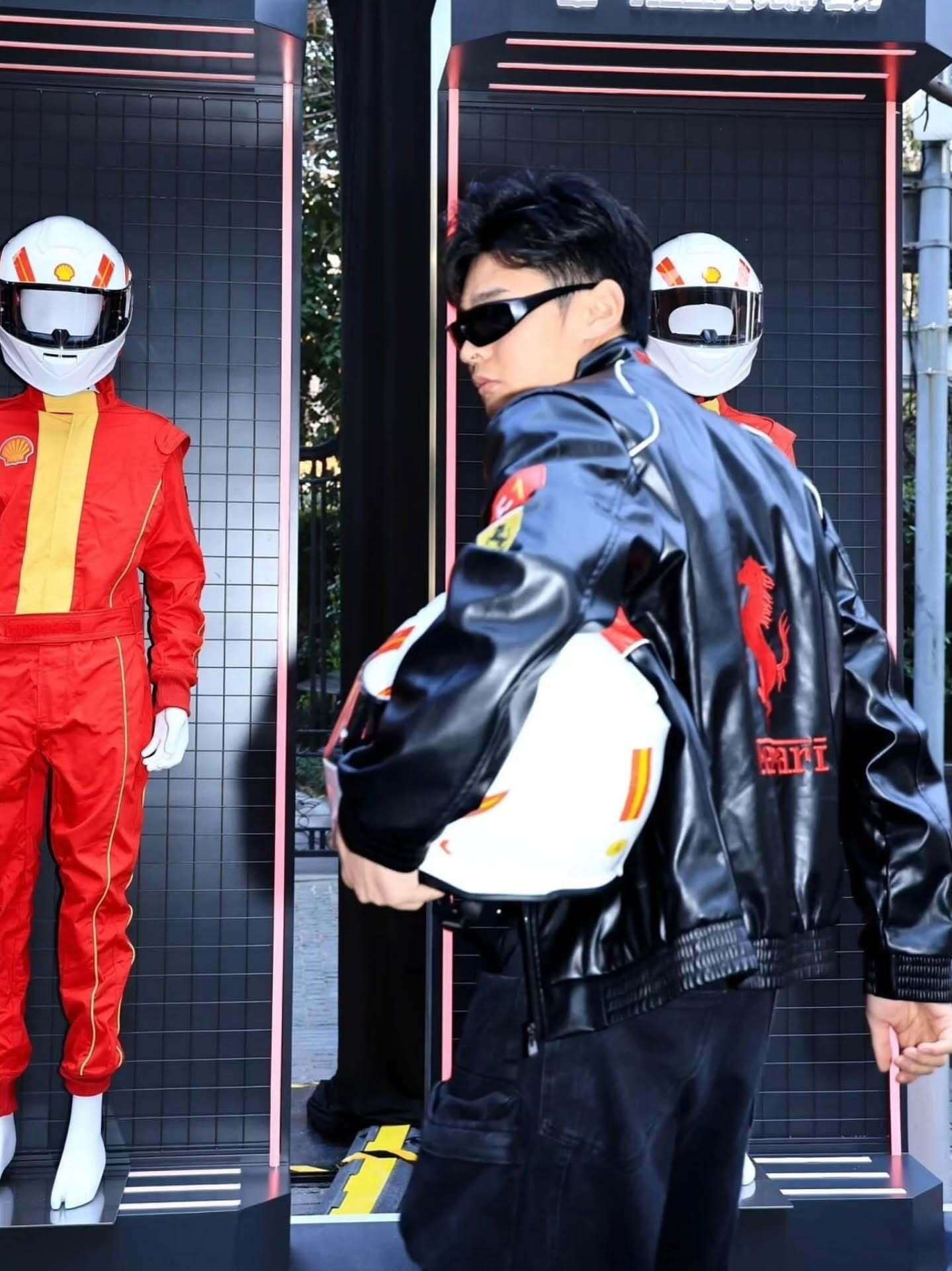 Ferrari Leather Jacket – Premium F1 Racing Style | Exotix - image 6