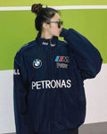 BMW Motorsport Streetwear Jacket | Premium BMW Petronas F1 Racing Jacket | Unisex Fashion