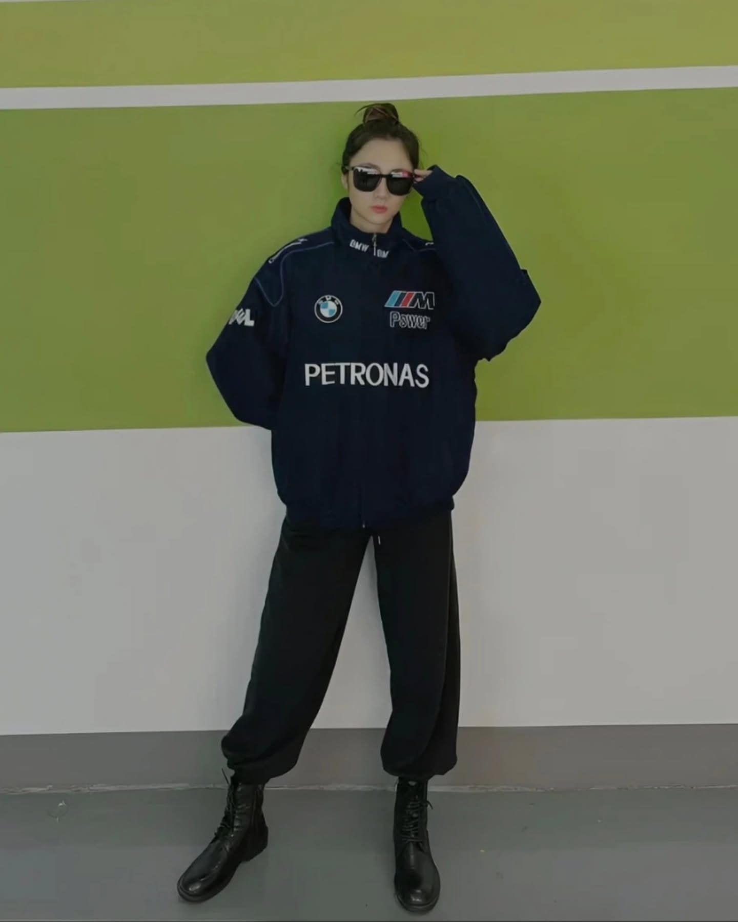 BMW Motorsport Streetwear Jacket | Premium BMW Petronas F1 Racing Jacket | Unisex Fashion - image 4